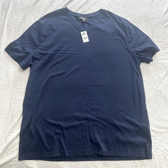 Express Other - Express Men's Navy Blue V-Neck T-Shirt